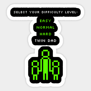 Twin Dad Sticker